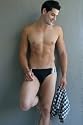 Sauvage Hampton Racing Swimsuit- Black w/ Plaid Trim
