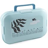 Aladdin Blue Lunch and Go Lunch Box with Bird Design