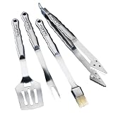 portable Gas Barbecues: Antony Worrall Thompson Deluxe 4pce Barbecue Tool Set By Slemcka