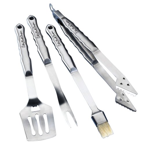 Antony Worrall Thompson Deluxe 4pce Barbecue Tool Set By Slemcka