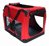 DEMA Hundebox Katzenbox rot 70x52x52cm