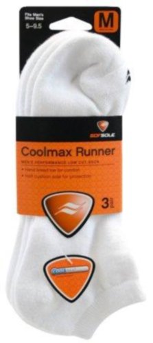 SOFSOLE Coolmax Runner Mens Performance Socks (Large)