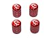 Dragon Red - Tire Rim Valve Stem Caps - Red Sales