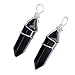 Top Plaza 3pcs Reiki Chakra Healing Energy Synthetic Crystal Pendants Set -Lapis lazuli,Opalite,Black Crystal