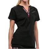 Dickies Medical Uniforms Bohemian V-Neck Tunic Top Scrub