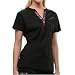 Dickies Medical Uniforms Bohemian V-Neck Tunic Top Scrub