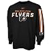 Reebok Philadelphia Flyers Black Sharp Edge Long Sleeve T-shirt