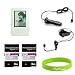 Crazyondigital Kindle 2 Accessory Kit. Kindle 2 Clear White skin case + Auto Car Charger + Home Travel Charger + 2X Screen Protector + Crazyondigtal Heart Given Wristband