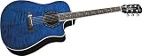 Fender T-Bucket 300 CE Cutaway Acoustic-Electric Dreadnought Guitar, Transparent Black