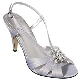 Isaac Mizrahi - Isaac Mizrahi for Target® Laurel Strappy Jeweled Pumps - Silver