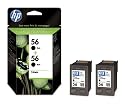 HP C9502AE Tintenpatronen Nr. 56 Multipack schwarz (1.040 Seiten)