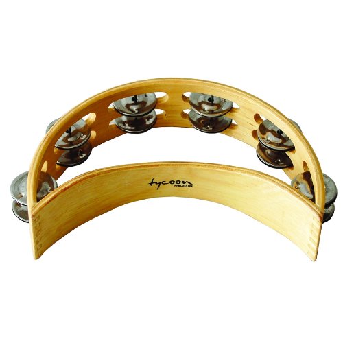 Tycoon Percussion Holz-Schellenkranz Halbmond Preisvergleich