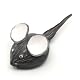 Mouse Brooch by Cilea (Black)