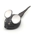 Mouse Brooch by Cilea (Black)