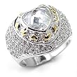 Jewelry - Heart Shape Clear CZ Ring