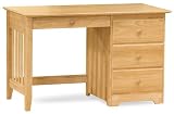 Windsor Solid Wood Computer Desk in Natural Maple (Assembled)
