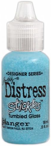 Tim Holtz Distress Stickles Glitter Glue .5 Ounce-Tumbled Glass