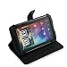 Navitech Black Executive 100% Real Premium Leather Flip Carry Case With Adjustable Stand For The HTC Flyer 7 Inch Android PC Tablet Device 16GB 32GB 64GB 3G & WiFi