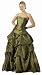 #5528 - BEST SELLER - Formal Evening Gown. Elegant Taffeta Full Length Formal Princess-Like Strapless Dress. Perfect for any occasion