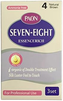 PAONAmmonia Free Seven-Eight EssenceRich 3 Set #4/5/6/7 (4-Natural Brown)