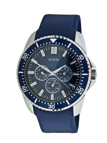 Guess Herren-Armbanduhr XL Chronograph Leder W90070G2 Preisvergleich