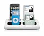 Griffin PowerDock 4 Four-Position Charging Station for iPod and iPhone (Aluminum)