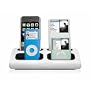 Griffin PowerDock 4 Four-Position Charging Station for iPod and iPhone (Aluminum)