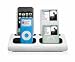 Griffin PowerDock 4 Four-Position Charging Station for iPod and iPhone (Aluminum)