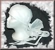 Sport Dorag Tie Down Long Tail Breathable Mesh Du-Rag Cap in White