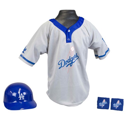 (BSS) - Franklin Sports - Los Angeles Dodgers MLB Youth Helmet and Jersey Set