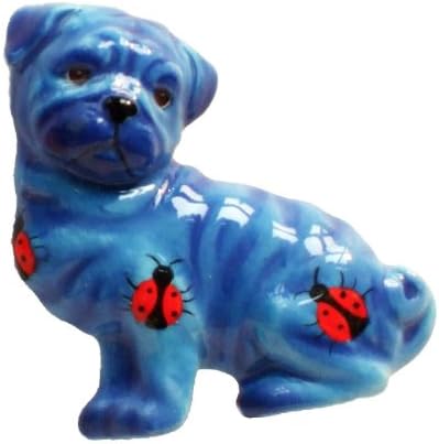 WhimsiClay Bug the Pug Figurine +2 Pug Pins