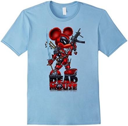 Men's Dead Mouse - Pool Micky Funny Gift Shirt 2016  Medium Baby Blue