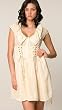 Nanette Lepore Ivory Spinners Dress