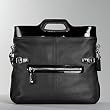 Coach Bonnie Leather Foldover Convertible Crossbody Business Bag Tote 13380 B...