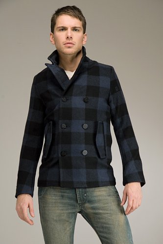 Buy G-Star Morter Plaid Coat