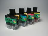 Produkt-Bild: pripa 10 Patronen f&uuml;r BROTHER kompatibel zu Original Nr. LC 900 bk / c / m / y. Passend zu folgenden Ger&auml;ten Brother DCP-110C   DCP-115C   DCP-117C   DCP-120C   DCP-310CN   DCP-315CN   DCP-320CN   DCP-340CW. Sie erhalten 4 schwarz Patronen + je 2 x cyan/magenta/yellow Patronen.