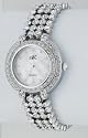 ADEE KAYE LADY'S WATCH SET WITH AUSTRIAN CRYSTALS & MOP DIAL