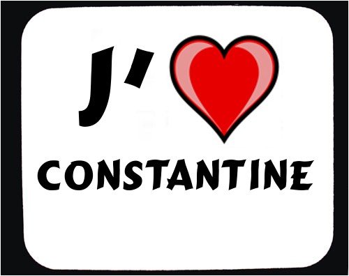 J_aime Constantine tapis de souris d�cor�