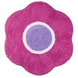 Lilli Purple Flower Kid's Bathroom Bath Mat/Throw Rug
