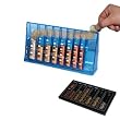 M�nzsortierer Spardose 240 x 50 x 120 mm, Sammeldose blau, inkl. M�nzz�hlbrett
