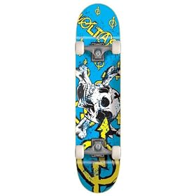 Voltage Skulls Complete Skateboard - Blue