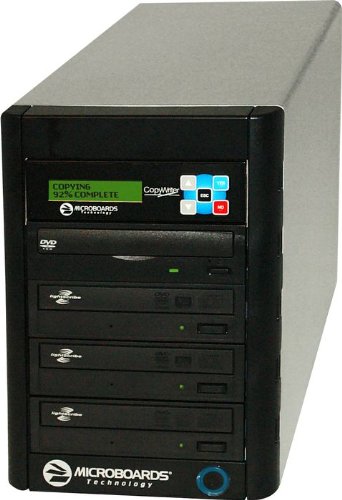 MicroBoards CopyWriter Pro - Disk duplicator - DVD?R x 3 , DVD-ROM x 1 - max drives: 4 - external - LightScribe