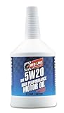 Red Line 5W20 Synthetic Oil - 1 Quart, Pack of 12