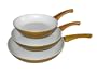 Keramik Pfannen Limited Edition 3er Set GOLD inkl. Trendshop Bonus Keramik Pfannen Limited Edition 3er Set GOLD inkl. Trendshop Bonus