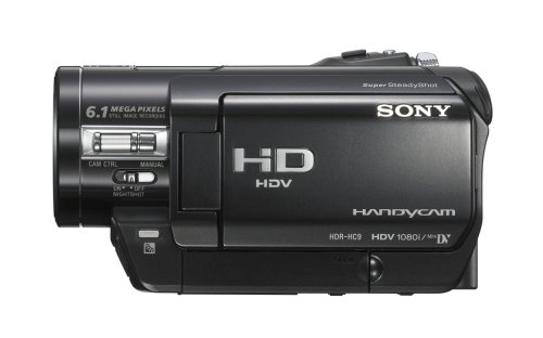 Sony HDR-HC9 6MP MiniDV High Definition Handycam Camcorder 10x Optical Zoom under High Definition in The Electronics Store