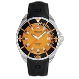 Swiss Military 05-4095-04-079 Men's Orange Sealander Automatic Watch