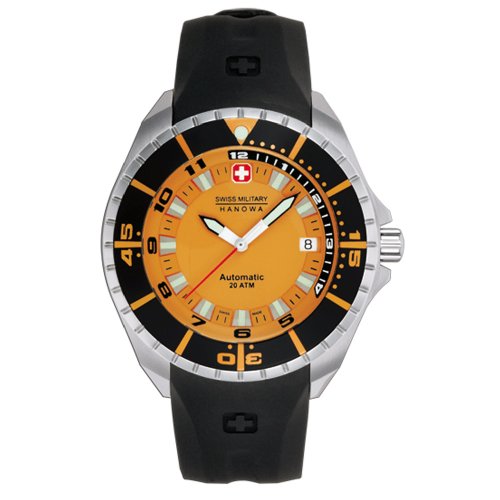 Swiss Military 05-4095-04-079 Men's Orange Sealander Automatic Watch