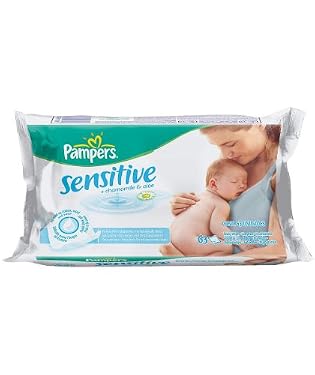 Pampers Sensitive Baby Wipes - 64pk