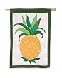 Pineapple Scroll Regular Size Applique Flag
