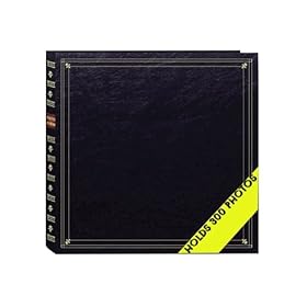 Pioneer - Le Memo Photo Album - 300 4x6 Inch Photo Pockets - Black
